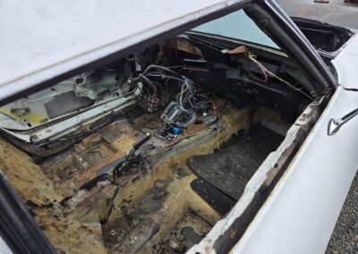 1974 White Corvette Black Interior 4spd For Sale