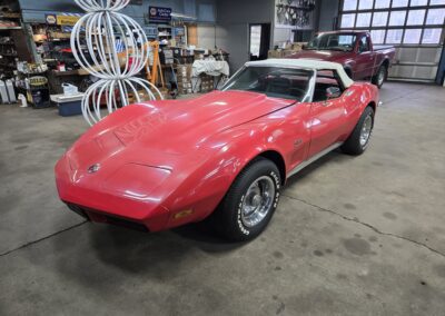 1973 Red Corvette Convertible