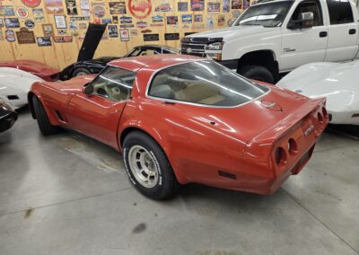 1980 Red Corvette Oyster Interior T Top For Sale