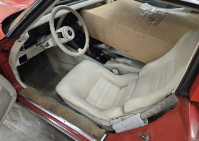 1980 Red Corvette Oyster Interior T Top For Sale
