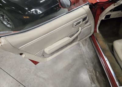 1980 Red Corvette Oyster Interior T Top For Sale