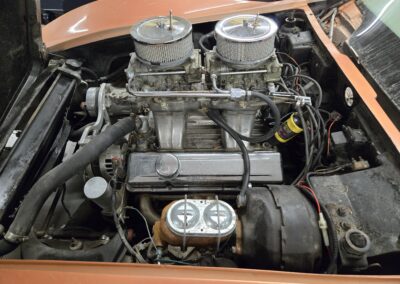 1971 Orange Wide Body C3 Corvette Stingray Convertible For Sale