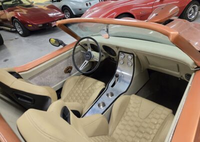 1971 Orange Wide Body C3 Corvette Stingray Convertible For Sale