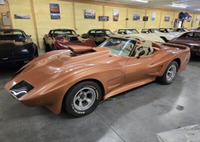 1971 Orange Wide Body C3 Corvette Stingray Convertible For Sale