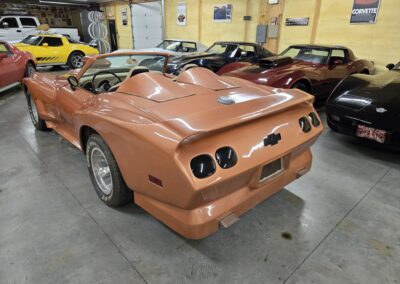1971 Orange Wide Body C3 Corvette Stingray Convertible For Sale