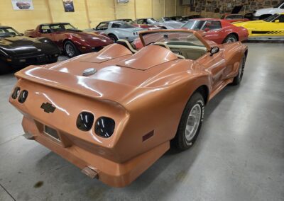 1971 Orange Wide Body C3 Corvette Stingray Convertible For Sale