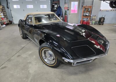 1968 Black Corvette Convertible Stingray