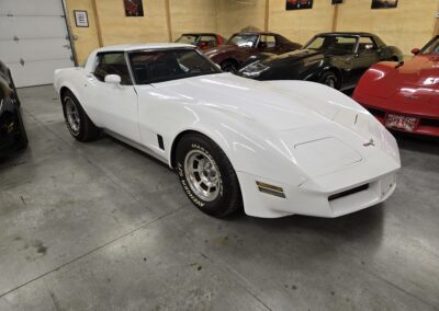 1980 White Corvette Blue Interior 4spd For Sale