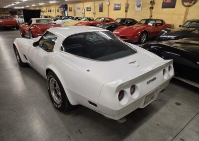 1980 White Corvette Blue Interior 4spd For Sale