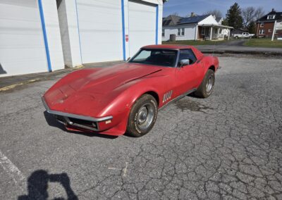 1968 Red Corvette Convertible 4spd For Sale