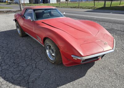 1968 Red Corvette Convertible 4spd For Sale