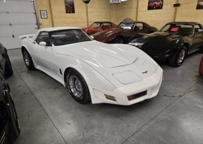 1972 Classic White Custom Corvette Convertible Stingray For Sale