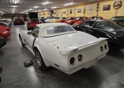 1972 Classic White Custom Corvette Convertible Stingray For Sale