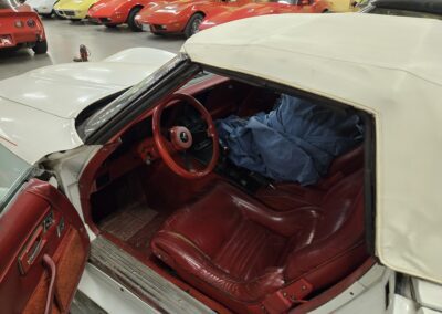 1972 Classic White Custom Corvette Convertible Stingray For Sale
