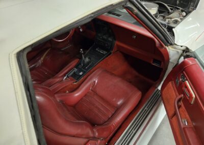 1972 Classic White Custom Corvette Convertible Stingray For Sale