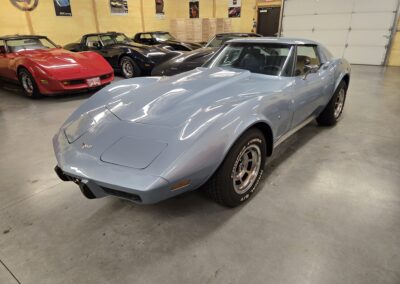 1977 Light Blue Corvette 4spd For Sale