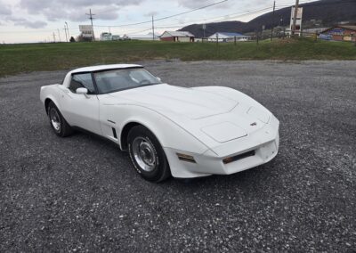 1982 White Corvette For Sale