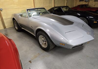 1974 Silver L82 C3 Corvette Convertible For Sale