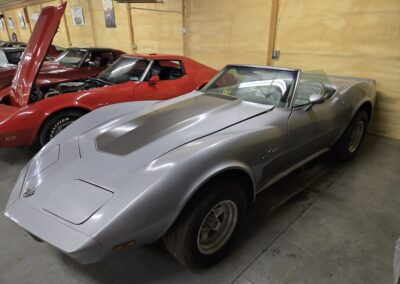 1974 Silver L82 C3 Corvette Convertible For Sale