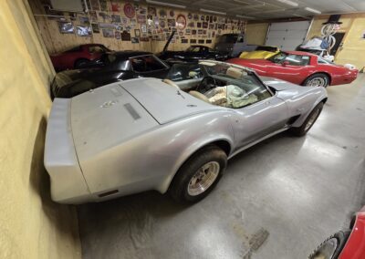 1974 Silver L82 C3 Corvette Convertible For Sale