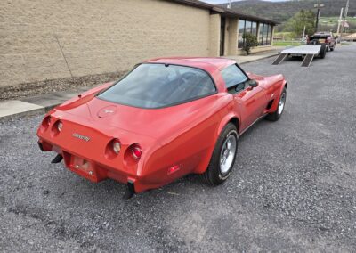 1979 Red Corvette 7K Miles Black Interior T Top For Sale