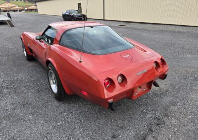 1979 Red Corvette 7K Miles Black Interior T Top For Sale