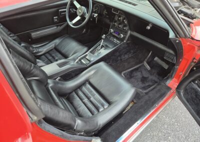 1979 Red Corvette 7K Miles Black Interior T Top For Sale