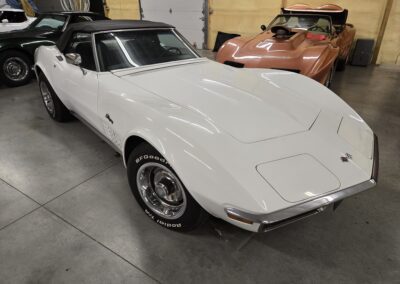 1972 White C3 Stingray Corvette Convertible For Sale