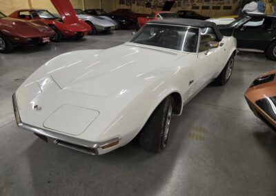1972 White C3 Stingray Corvette Convertible For Sale