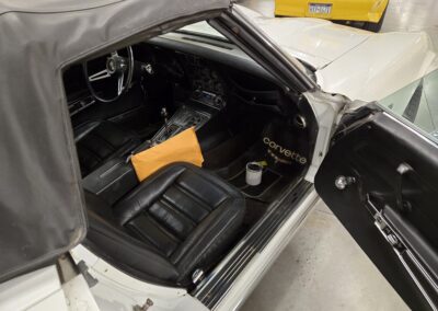 1972 White C3 Stingray Corvette Convertible For Sale