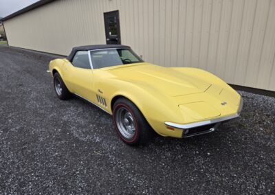 1969 Yellow Corvette Stingray Convertible 4spd