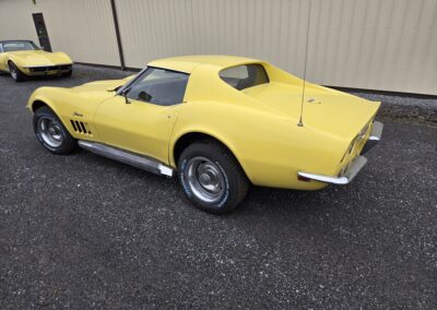 1969 Yellow Corvette Stingray 350Hp 4spd T Top