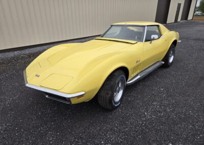 1969 Yellow Corvette Stingray 350Hp 4spd T Top