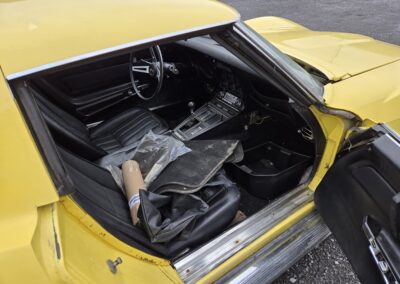 1969 Yellow Corvette Stingray 350Hp 4spd T Top