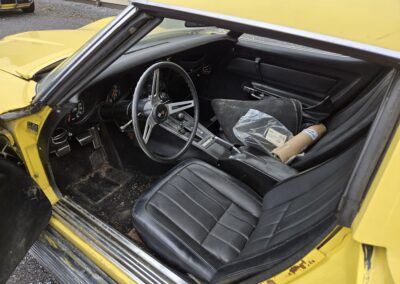 1969 Yellow Corvette Stingray 350Hp 4spd T Top