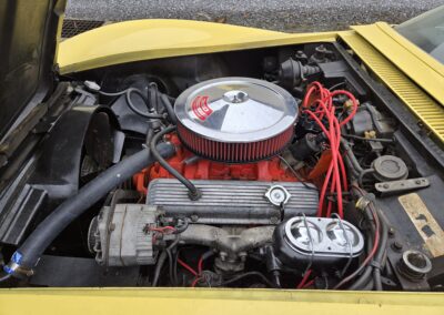 1969 Yellow Corvette Stingray 350Hp 4spd T Top