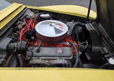 1969 Yellow Corvette Stingray 350Hp 4spd T Top
