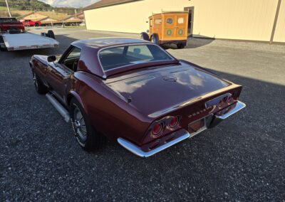 1968 Burgundy Corvette Convertible 350Hp 4spd For Sale