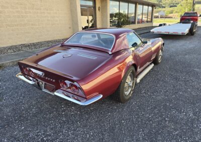 1968 Burgundy Corvette Convertible 350Hp 4spd For Sale