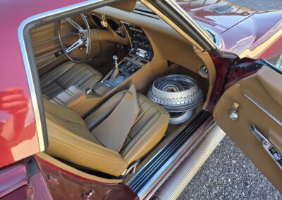 1968 Burgundy Corvette Convertible 350Hp 4spd For Sale