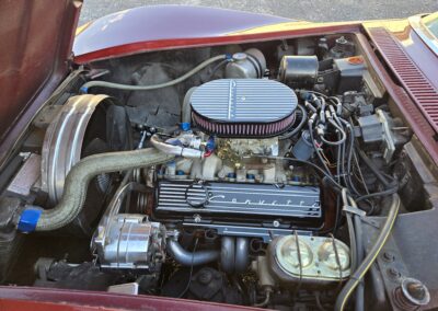 1968 Burgundy Corvette Convertible 350Hp 4spd For Sale