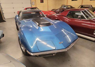 1968 Blue Corvette Convertible Big Block 4spd For Sale