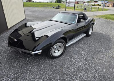 1968 Triple Black Corvette Convertible 4spd For Sale