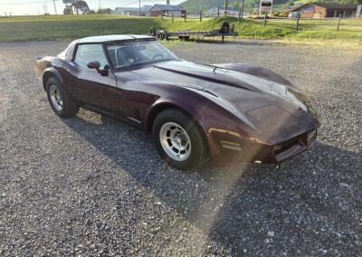 1981 Dark Claret Corvette For Sale
