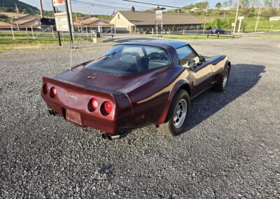 1981 Dark Claret Corvette For Sale