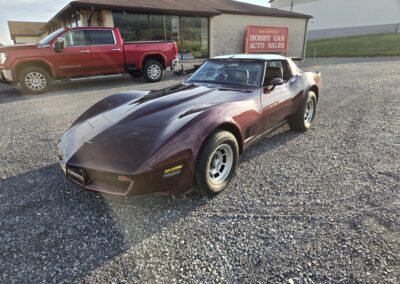 1981 Dark Claret Corvette For Sale