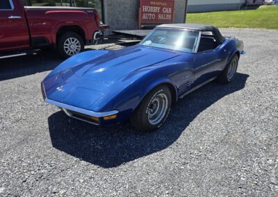 1972 Targa Blue Corvette Convertible For Sale