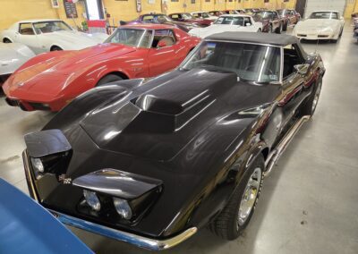 1969 Triple Black Corvette Convertible Stingray 383 Stroker 4spd