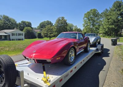 1974 Dark Red Corvette For Sale