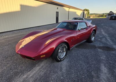 1974 Dark Red Corvette For Sale